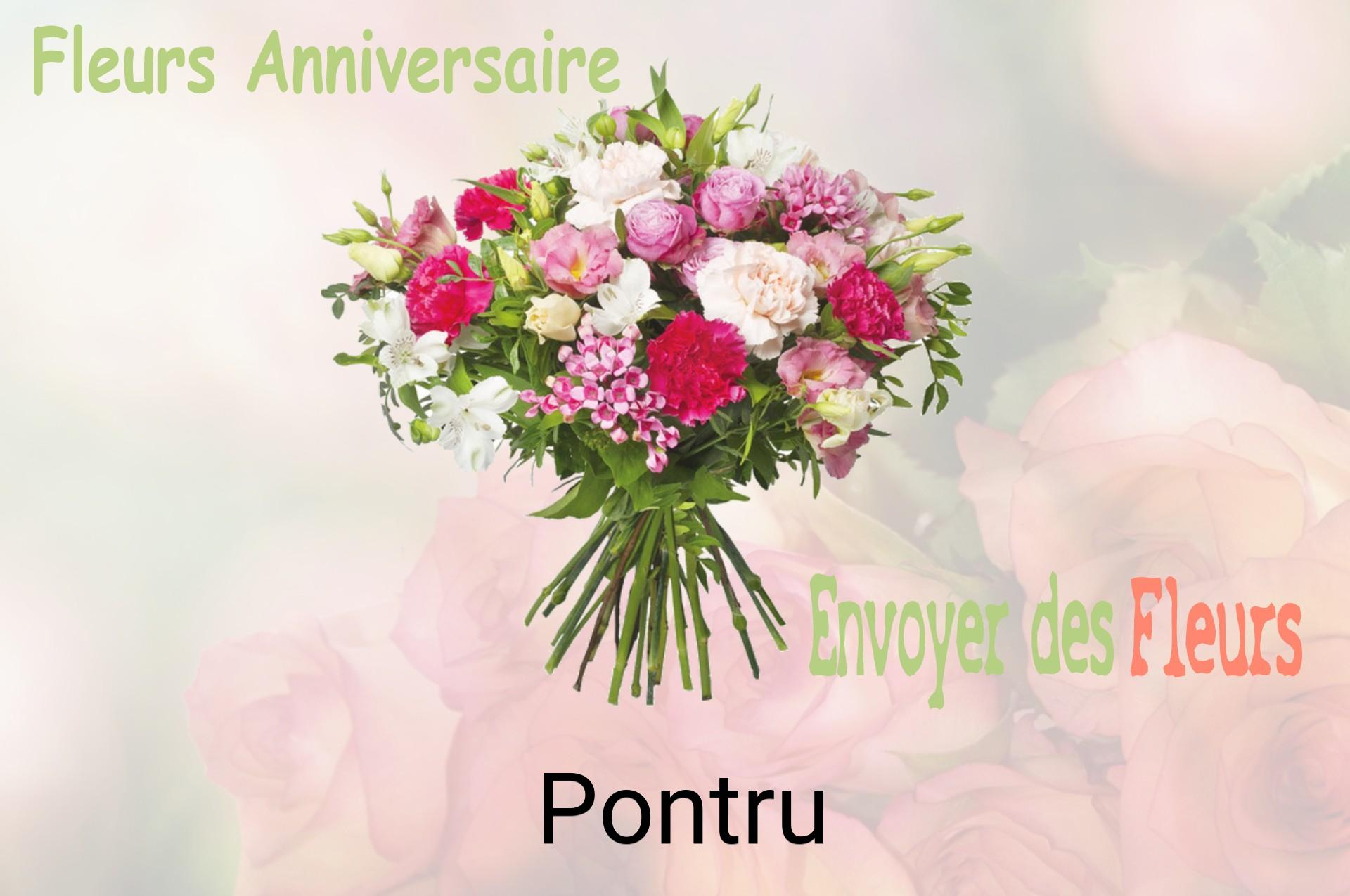 Bouquet de fleurs d’anniversaire livré à Pontru