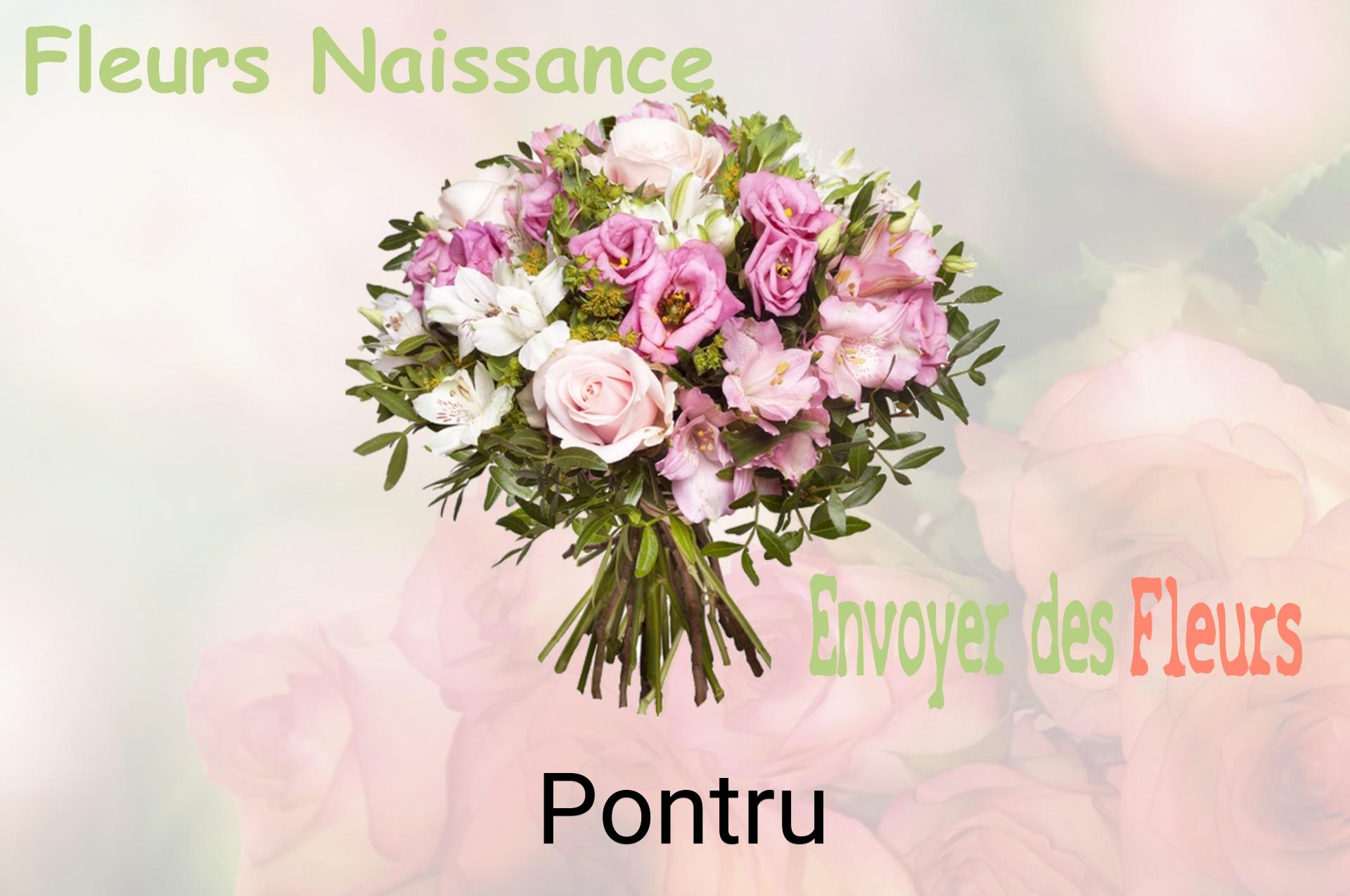Bouquet de fleurs de naissance livré à Pontru
